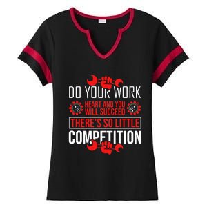 Happy Labor Day 2024 Motivational Quote Ladies Halftime Notch Neck Tee