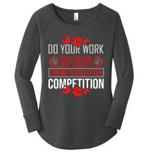 Happy Labor Day 2024 Motivational Quote Women's Perfect Tri Tunic Long Sleeve Shirt