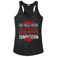 Happy Labor Day 2024 Motivational Quote Ladies PosiCharge Competitor Racerback Tank