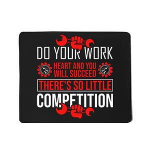 Happy Labor Day 2024 Motivational Quote Mousepad