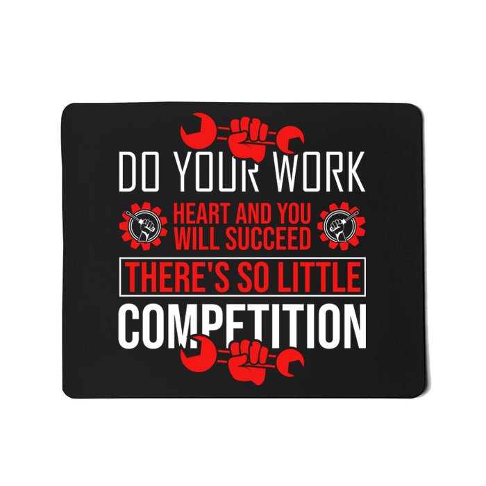 Happy Labor Day 2024 Motivational Quote Mousepad