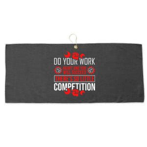 Happy Labor Day 2024 Motivational Quote Large Microfiber Waffle Golf Towel