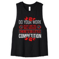 Happy Labor Day 2024 Motivational Quote Women's Racerback Cropped Tank