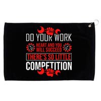 Happy Labor Day 2024 Motivational Quote Grommeted Golf Towel