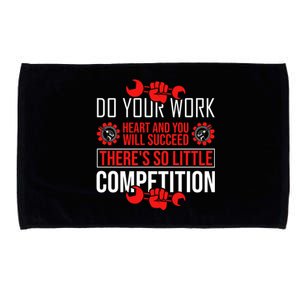 Happy Labor Day 2024 Motivational Quote Microfiber Hand Towel