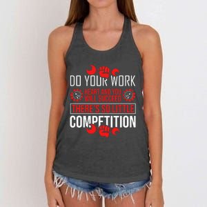 Happy Labor Day 2024 Motivational Quote Women's Knotted Racerback Tank