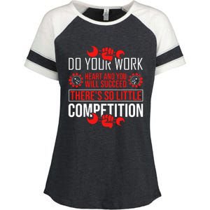 Happy Labor Day 2024 Motivational Quote Enza Ladies Jersey Colorblock Tee