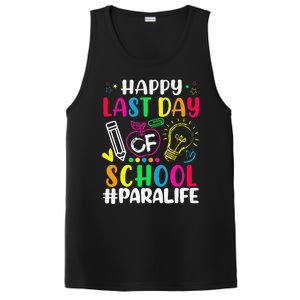 Happy Last Day Of School Para Life Teacher Lover Summer Gift PosiCharge Competitor Tank