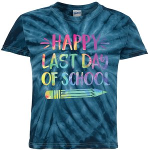 Happy Last Day Of School Tie Dye Cool Teacher Hello Summer Kids Tie-Dye T-Shirt