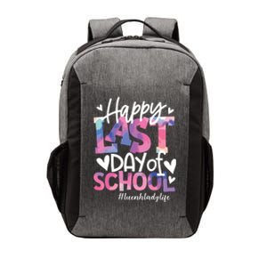 Happy Last Day Of School Tie Dye Lunch Lady Life Summer Gift Vector Backpack