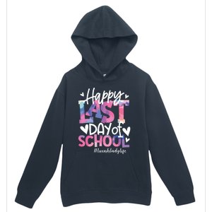 Happy Last Day Of School Tie Dye Lunch Lady Life Summer Gift Urban Pullover Hoodie