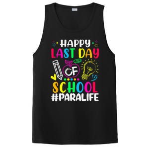 Happy Last Day Of School Para Life Teacher Lover Summer PosiCharge Competitor Tank