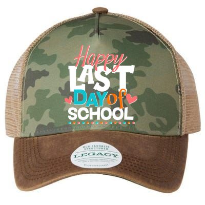 Happy Last Day Of School Legacy Tie Dye Trucker Hat