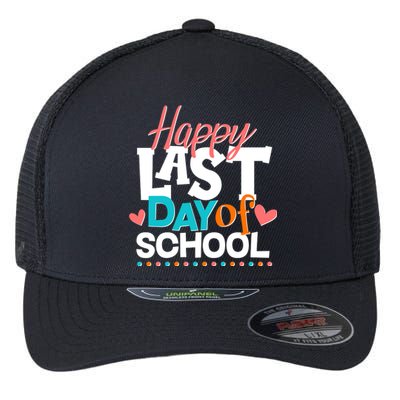 Happy Last Day Of School Flexfit Unipanel Trucker Cap