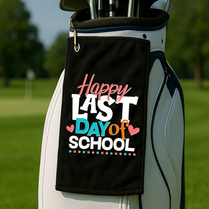 Happy Last Day Of School Golf Towel