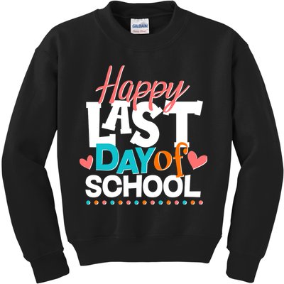 Happy Last Day Of School Kids Sweatshirt