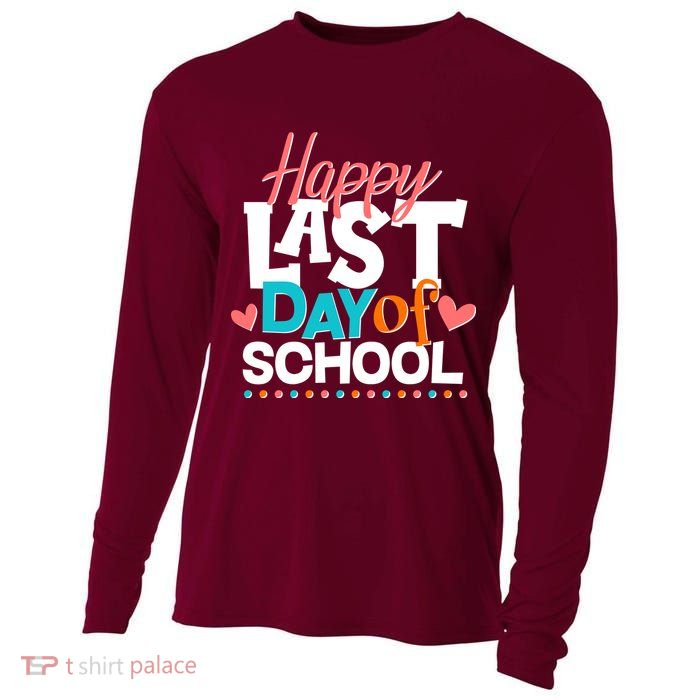 Happy Last Day Of School Cooling Performance Long Sleeve Crew