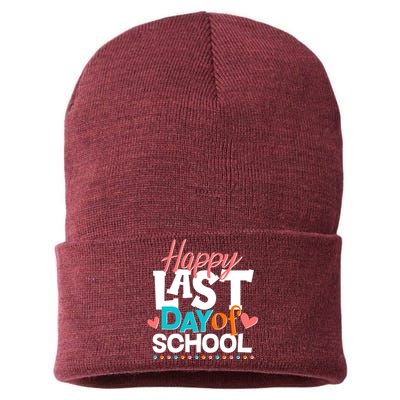 Happy Last Day Of School Sustainable Knit Beanie