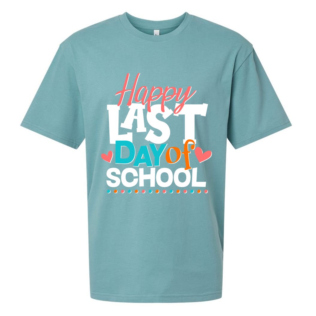 Happy Last Day Of School Sueded Cloud Jersey T-Shirt