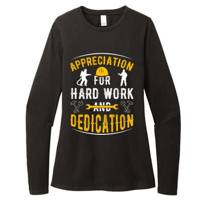 Happy Labour Day 2024 Appreciation For Hard Work And Dedication Womens CVC Long Sleeve Shirt