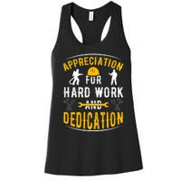 Happy Labour Day 2024 Appreciation For Hard Work And Dedication Women's Racerback Tank