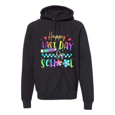 Happy Last Day Of School Teacher Premium Hoodie