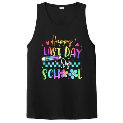 Happy Last Day Of School Teacher PosiCharge Competitor Tank