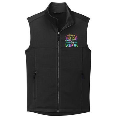 Happy Last Day Of School Teacher Collective Smooth Fleece Vest