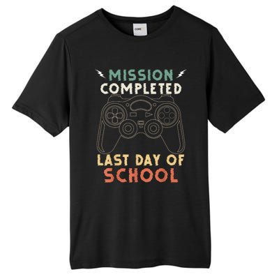 Happy Last Day Of School Gamer End Of The School Year Gaming Tall Fusion ChromaSoft Performance T-Shirt