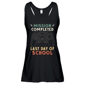 Happy Last Day Of School Gamer End Of The School Year Gaming Ladies Essential Flowy Tank