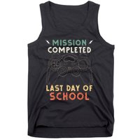 Happy Last Day Of School Gamer End Of The School Year Gaming Tank Top