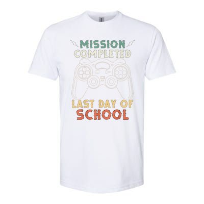 Happy Last Day Of School Gamer End Of The School Year Gaming Softstyle CVC T-Shirt