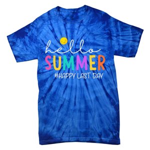 Happy Last Day Of School Teacher Student Tie-Dye T-Shirt