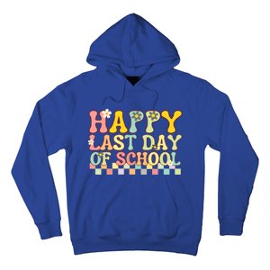 Happy Last Day Of School Teacher Grad Hello Summer Gift Hoodie