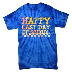 Happy Last Day Of School Teacher Grad Hello Summer Gift Tie-Dye T-Shirt