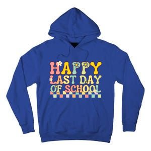 Happy Last Day Of School Teacher Grad Hello Summer Gift Tall Hoodie