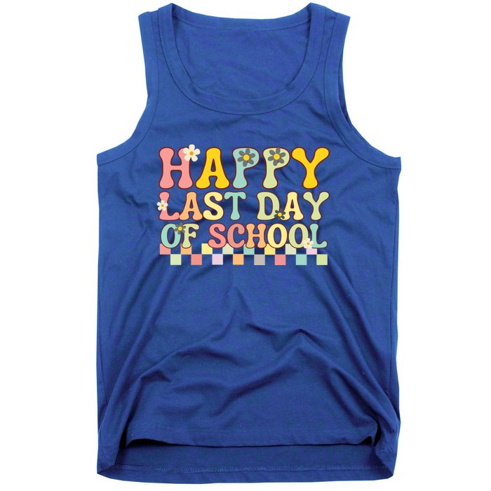 Happy Last Day Of School Teacher Grad Hello Summer Gift Tank Top