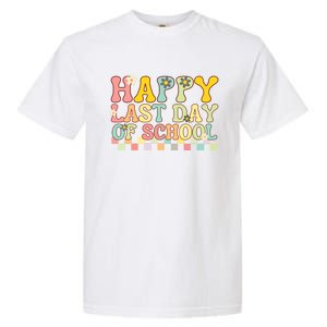 Happy Last Day Of School Teacher Grad Hello Summer Gift Garment-Dyed Heavyweight T-Shirt