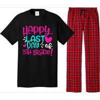 Happy Last Day of Fifth 5th Grade Teacher Student Graduation Pajama Set