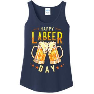 Happy Labeer Day Funny Labor Day Ladies Essential Tank