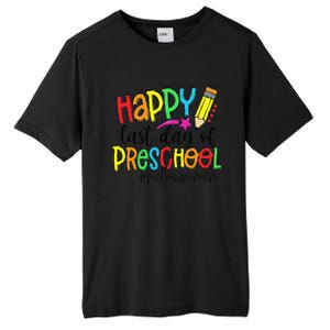 Happy Last Day Of School Preschool Teacher Hello Summer Tall Fusion ChromaSoft Performance T-Shirt