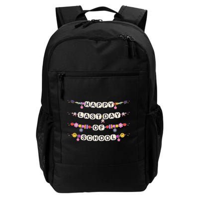 Happy Last Day Of School Teacher Student Bracelets Graduate Backpack
