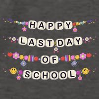 Happy Last Day Of School Teacher Student Bracelets Graduate Vector Backpack