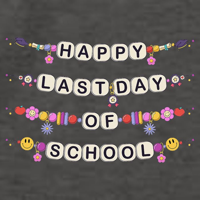 Happy Last Day Of School Teacher Student Bracelets Graduate Vector Backpack