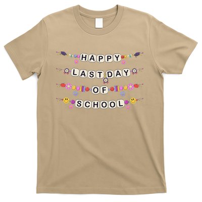 Happy Last Day Of School Teacher Student Bracelets Graduate T-Shirt