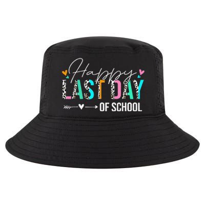 Happy Last Day Of School Students Teachers Leopard Summer Cool Comfort Performance Bucket Hat