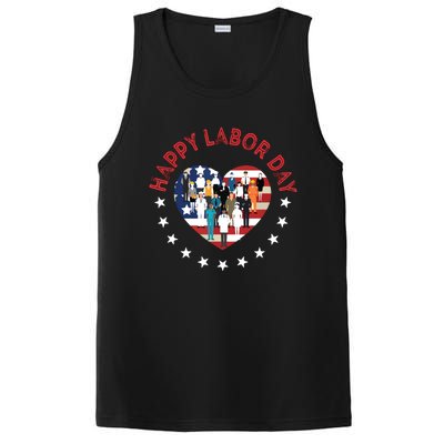 Happy Labor Day For All Workers Patriotic Labors Day PosiCharge Competitor Tank