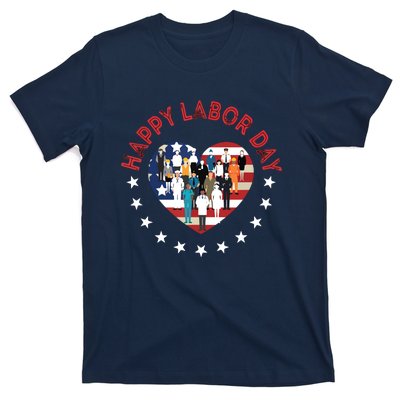 Happy Labor Day For All Workers Patriotic Labors Day T-Shirt