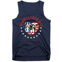 Happy Labor Day For All Workers Patriotic Labors Day Tank Top