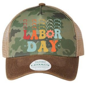 Happy Labor Day Funny Proud Labor Matching Legacy Tie Dye Trucker Hat